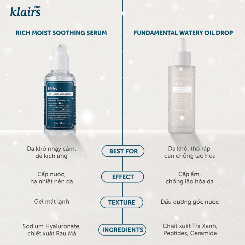 Tinh Chất Dưỡng Ẩm Sâu Klairs Rich Moist Soothing Serum 80ml Hasaki Sản phẩm chính hãng