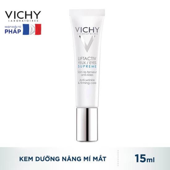 VICHY -KEM DƯỠNG CHỐNG NẾP NHĂN VÀ NÂNG MÍ MẮT 15ML- LIFTACTIV EYE SUPREME CREAM 15ML