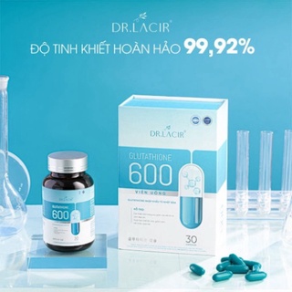 Viên uống trắng da ngừa nám dr.laicr glutathione 600 chính hãng