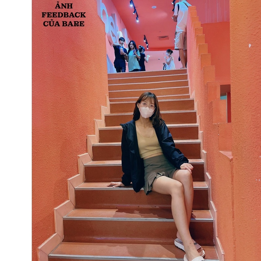 Áo hai dây nữ - áo hai dây croptop chất vải xốp mới lạ trendy - A007 xốp | BigBuy360 - bigbuy360.vn