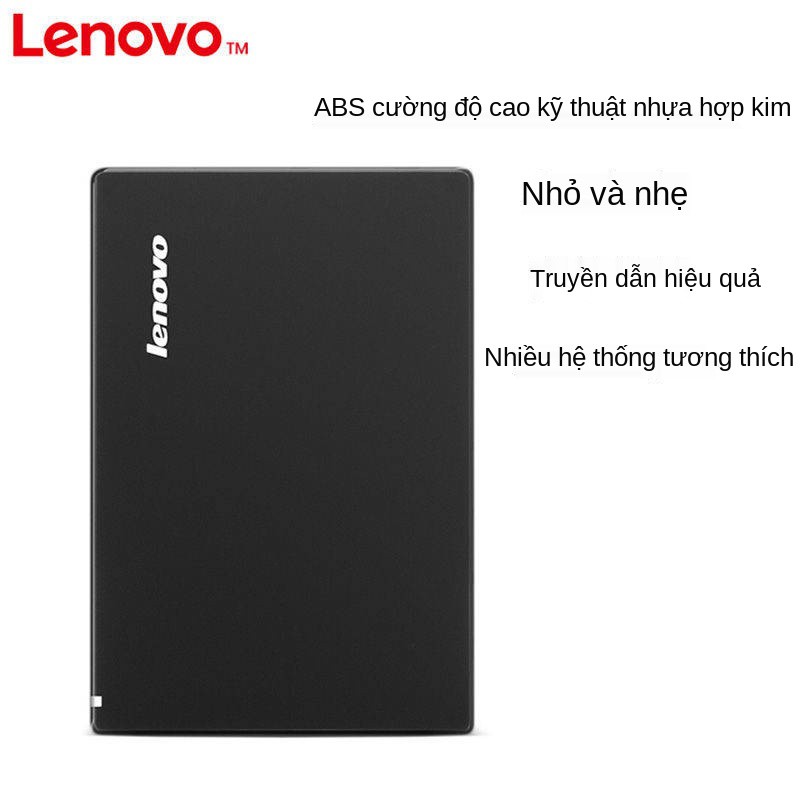 Lenovo Đĩa cứng di động F308 1t / 2t / 4TUSB3.0 Tấm ngoại thất bên ngoài tốc độ cao 2,5 inch | BigBuy360 - bigbuy360.vn