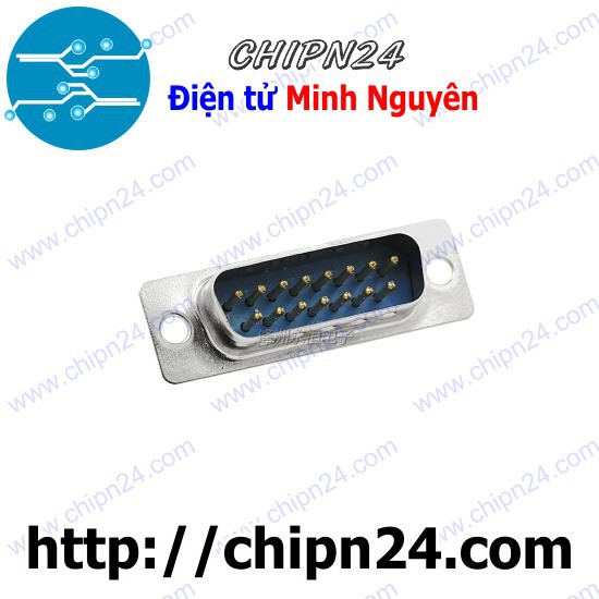 [2 CÁI] DB15 Đực Thẳng (2 hàng chân)