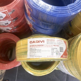 Dây điện đơn cadivi cv 1,5 2,5 4,0 6,0
