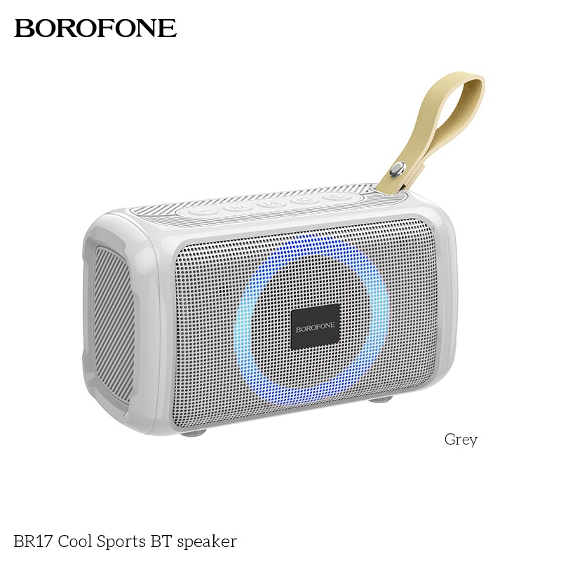 Loa Bluetooth BOROFONE BR17 thể thao Mini, Bass mạnh mẽ, to rõ, hỗ trợ di động không dây - Chính hãng