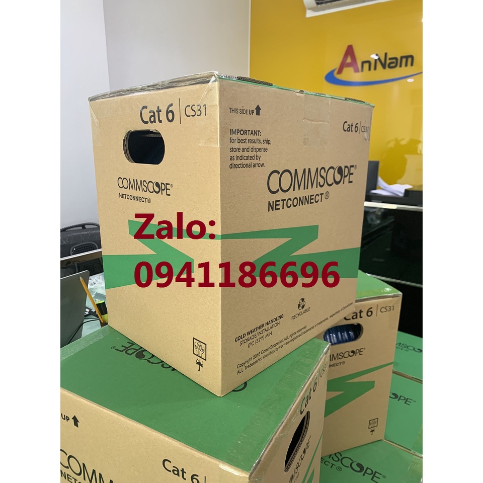 Dây cáp mạng Lan Commscope Cat6 UTP Mã 1427254-6 loại F1
