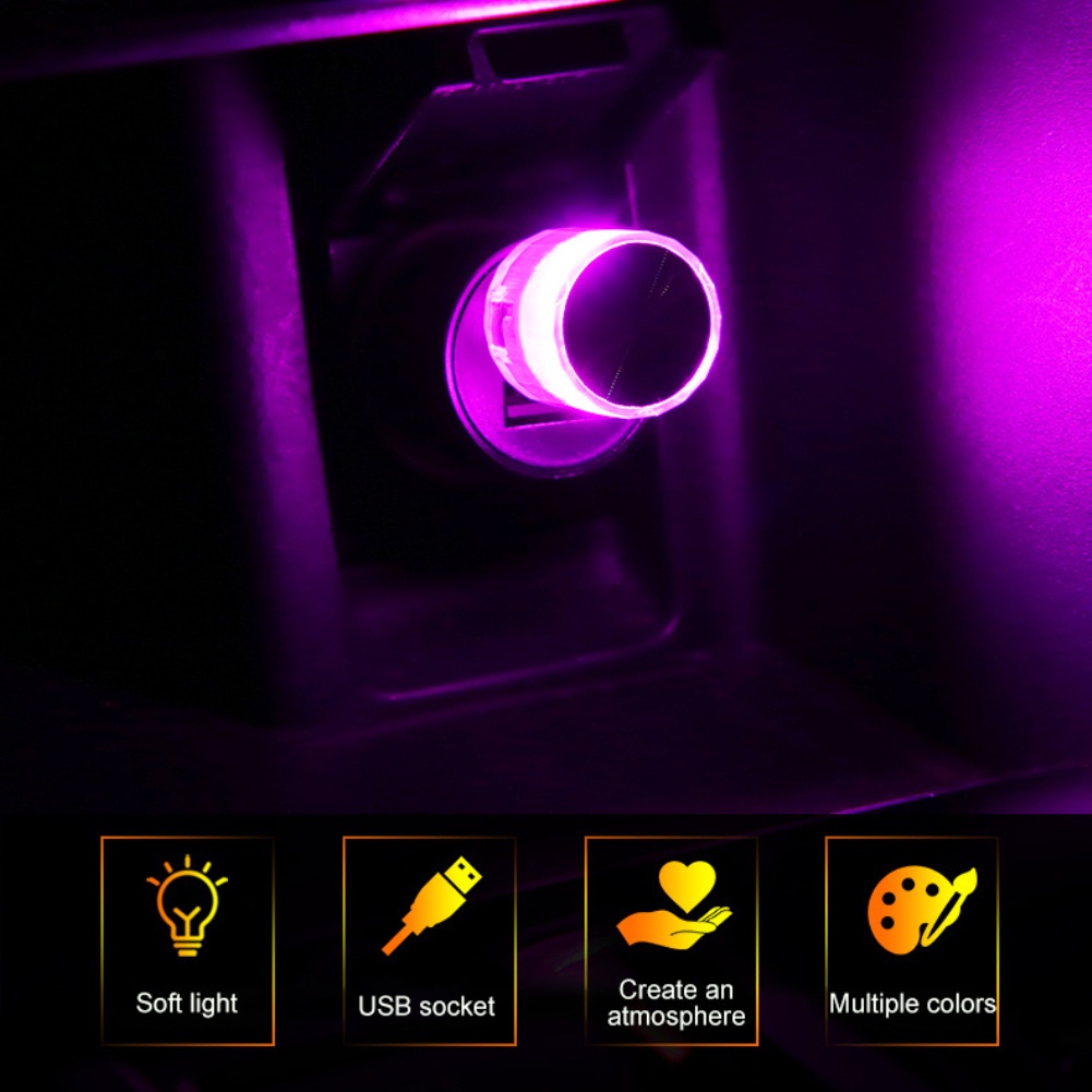 Xe nội thất bầu không khí ánh sáng tự động Led trang trí đèn cho Đảng Ice Blue Red tím hồng Cắm và chơi okase