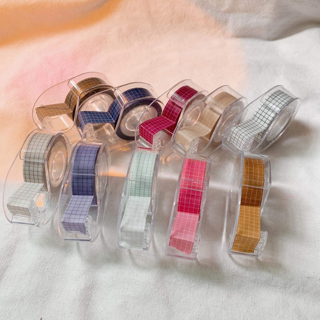 Đồ đựng cắt washi tape cô đơnin - Dụng cụ cắt băng dính 1 cuộn