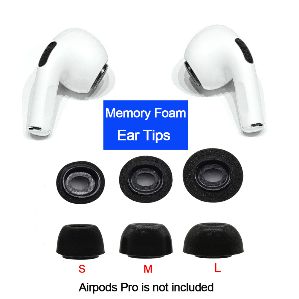 Đệm tai nghe cách âm bằng cao su non thay thế cho Airpods Pro