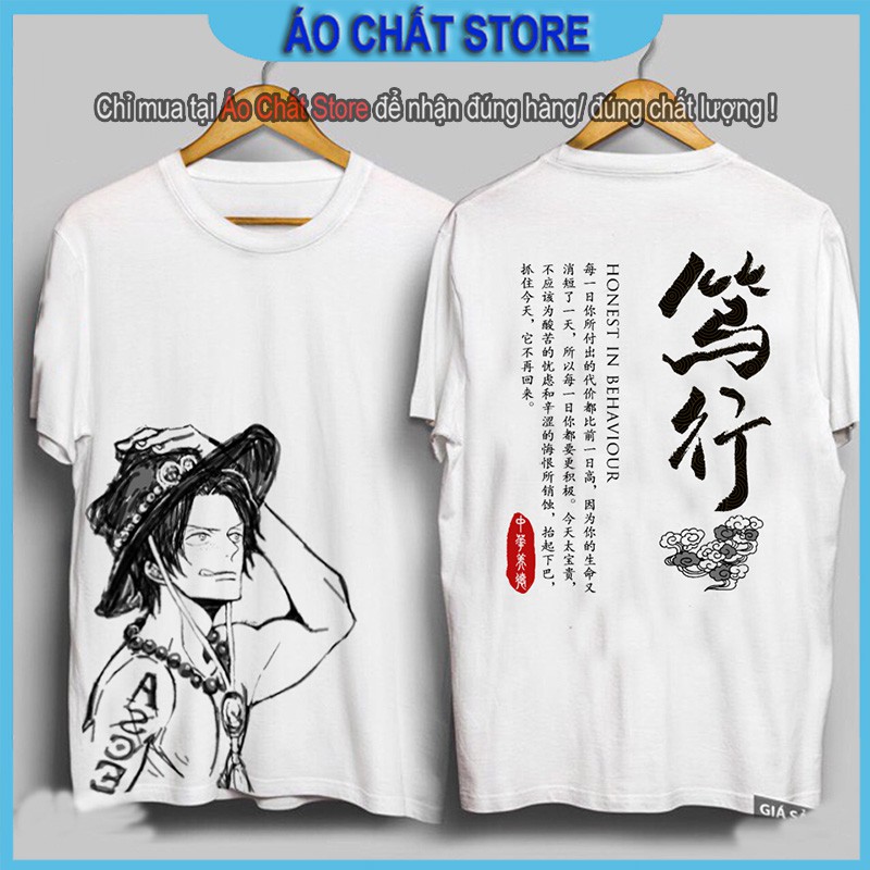 BST Áo ACE HỎA QUYỀN Cực Chất | Áo One Piece ACE Đảo Hải Tặc | LUFFY | Zoro Siêu Đẹp OP11 | Áo Chất Store