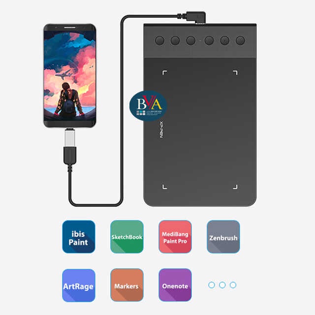 Bảng vẽ đồ họa XP-Pen Star G640S 6x4 inch, hỗ trợ Android, Lực nhấn 8192, chính hãng XPPen G640 [Tem BCA & BVA)