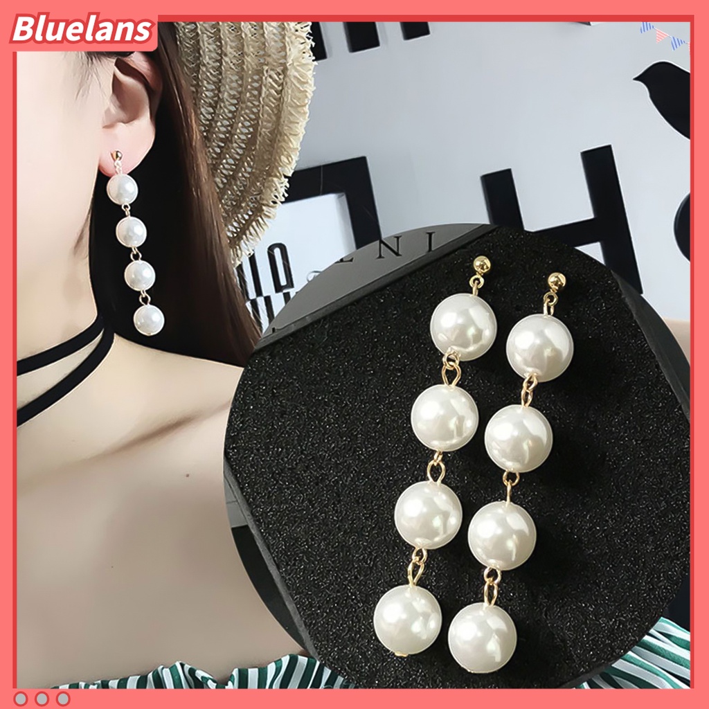 Đôi bông tai ngọc trai dáng rơi thời trang cho nữ