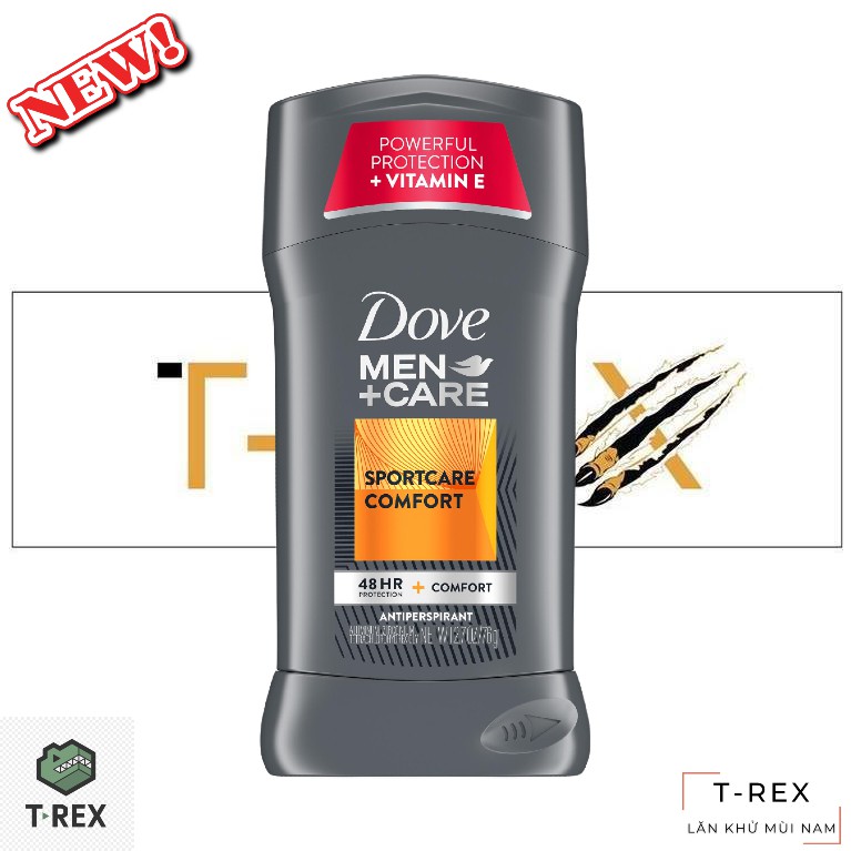 [NEW] Lăn Khử Mùi Dove Men Care SportCare Comfort 76Gr (Sáp Trắng)