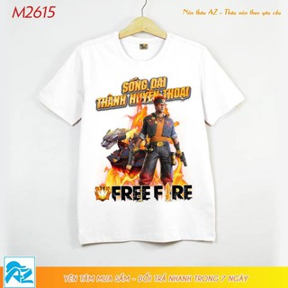 HOT- Top 5 mẫu Áo thun game Free Fire cực đẹp Alvaro Alok Rank Đại Kiện Tướng ( có size trẻ em ) - mẫu áo chất