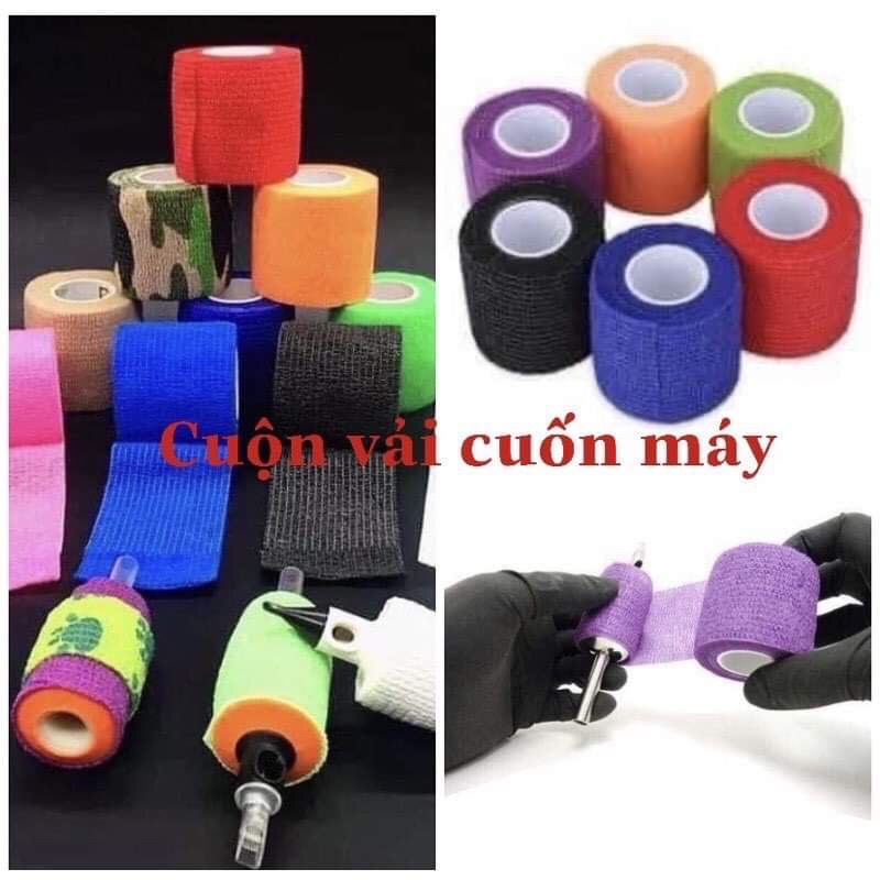 cuộn vải bọc máy phun xăm