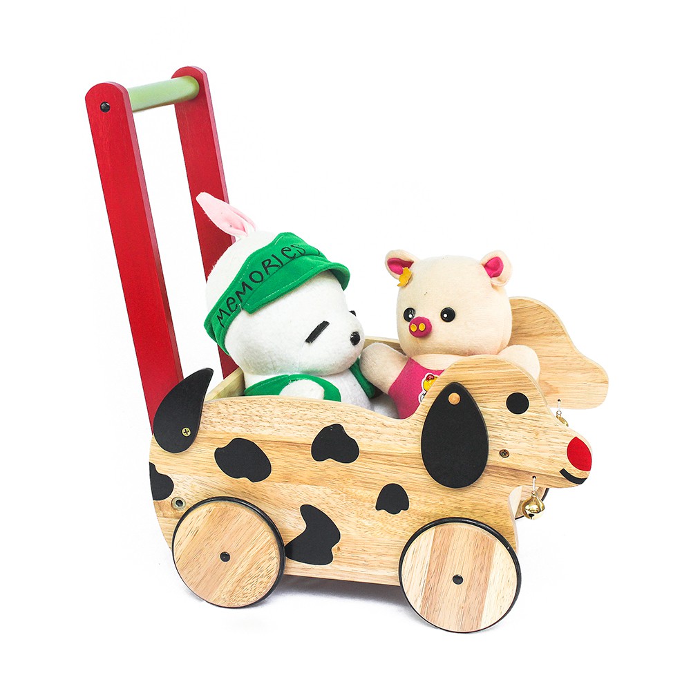 Đồ chơi gỗ Xe chó chở đồ chơi | Winwintoys 62012K | Phát triển vận động và giúp hệ xương phát triển vững chắc