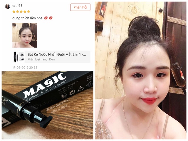 [Chính Hãng💋] Bút Kẻ Mắt Nước 2 Đầu Nhấn Đuôi Mắt Lâu Trôi | BigBuy360 - bigbuy360.vn