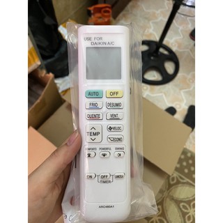 Điều khiển Điều hòa DAIKIN 1 chiều inverter - Daikin ARC480A1