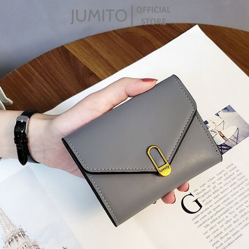 Ví nữ nhỏ gọn bỏ túi cầm tay mini Lovely chất liệu da pu cao cấp JUMITO 22529417523