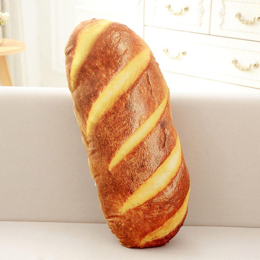 LILYES Gối Đồ Chơi Nhồi Bông Hình Bánh Mì Bơ Mềm Mại Dành Cho Trẻ