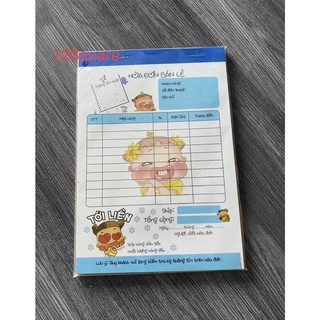 Hoá Đơn Hoạt Hình 1Liên