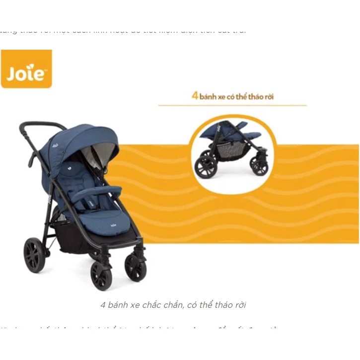 Xe đẩy cho bé sơ sinh đến 3 tuổi - JOIE LITETRAX 4 DLX