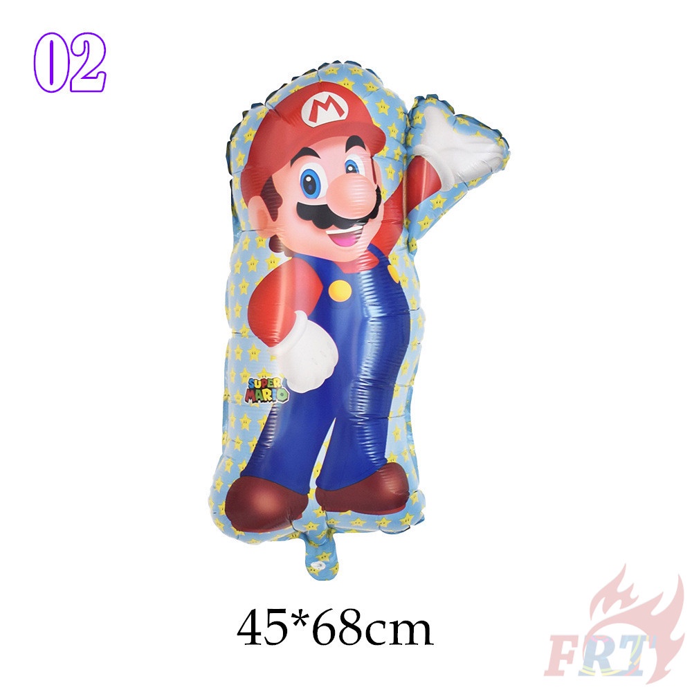 ♦ Trang Trí Tiệc - Bong Bóng ♦ 1 Bong Bóng Kiếng Kiếng Hình Super Mario Dùng Trang Trí Tiệc Sinh Nhật