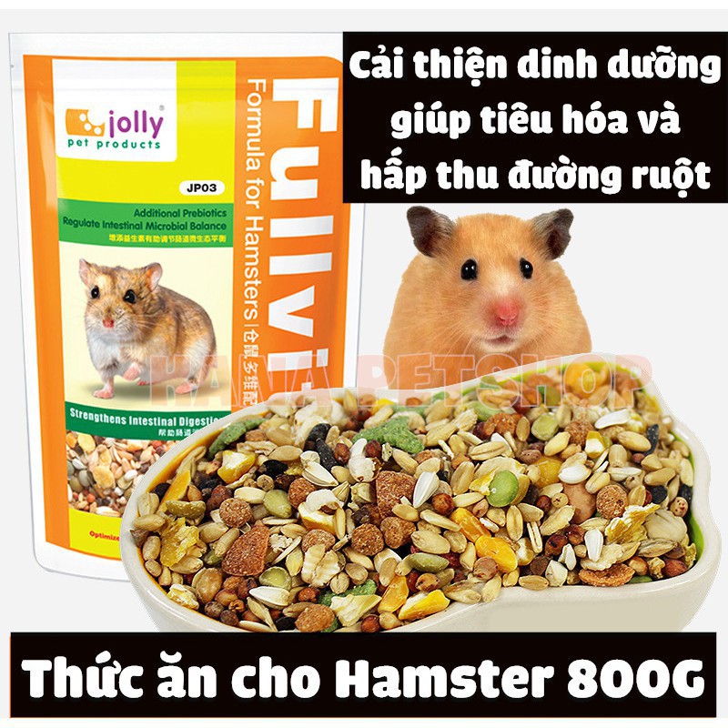 Fullvit Hamster 🥕𝐇𝐨𝐭𝐃𝐞𝐚𝐥🥕 DATE Mới Thức Ăn Dinh Dưỡng Tổng Hợp Fullvit Jolly Dành Cho Hamster