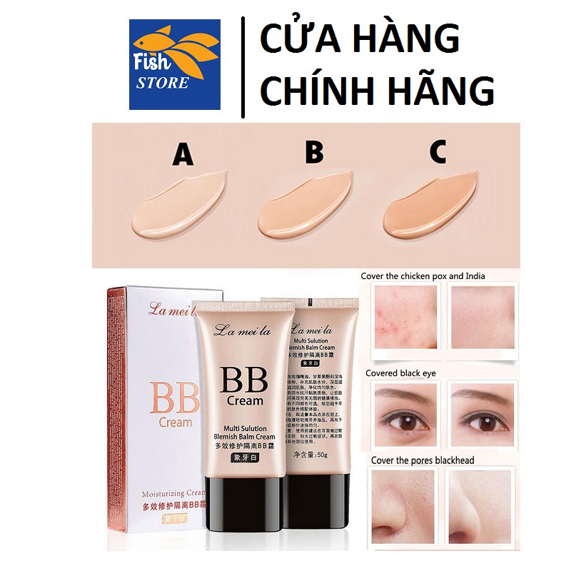 (Có Bán Sỉ) Kem nền trang điểm BB Cream Moisturing Lameila Dạng Tuýp