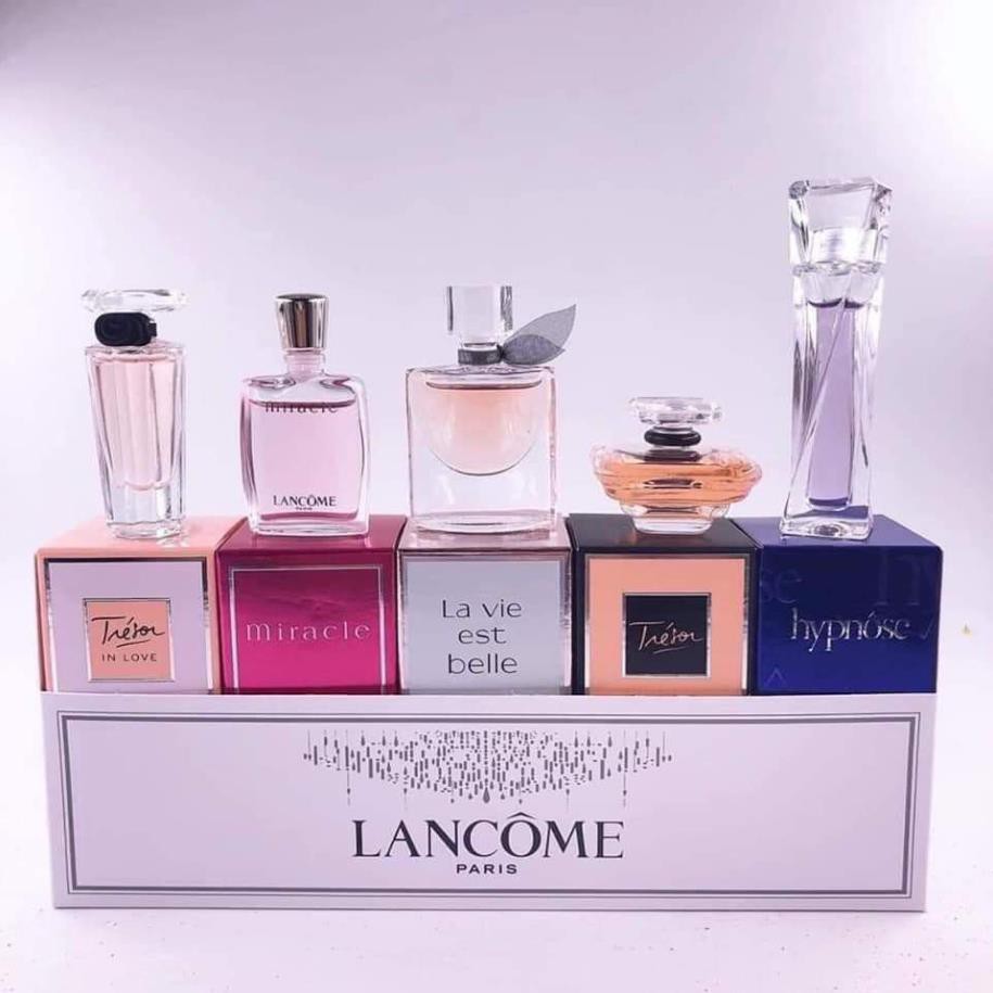 [xả kho] tách Set 5 chai nước hoa mini Lancome dành cho nữ _ hàng chuẩn Pháp | BigBuy360 - bigbuy360.vn
