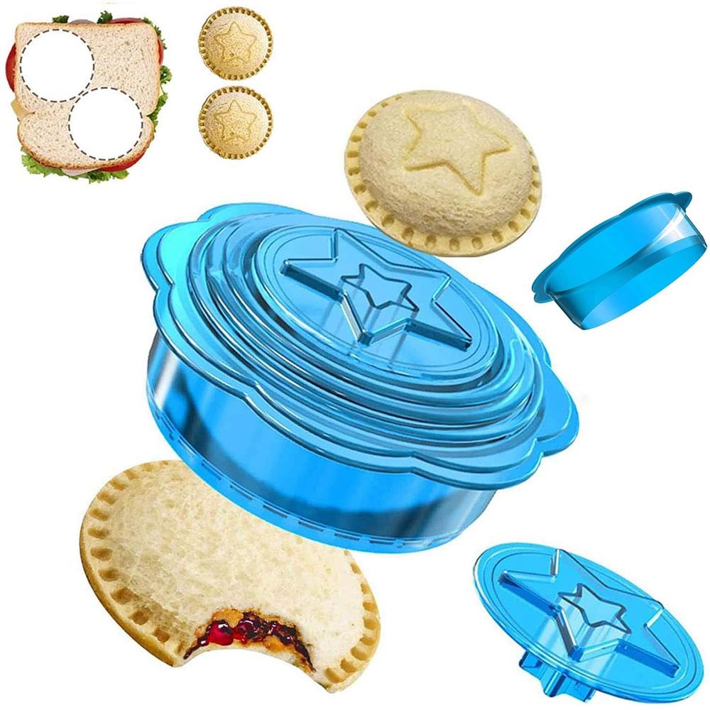 Dụng Cụ Cắt Bánh Mì AUGUSTINA Bằng Nhựa Không Gỉ Có Thể Tháo Rời Cho Trẻ Em