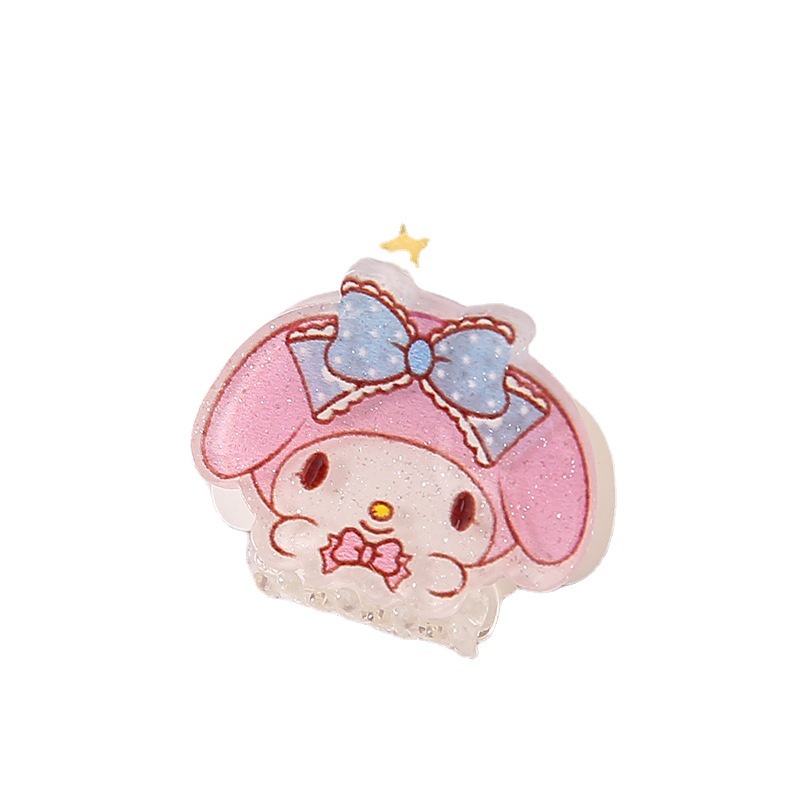 Kẹp Tóc Acrylic Hình Chó Sanrio Cinnamon Mini Dễ Thương Thời Trang Cho Bé Gái