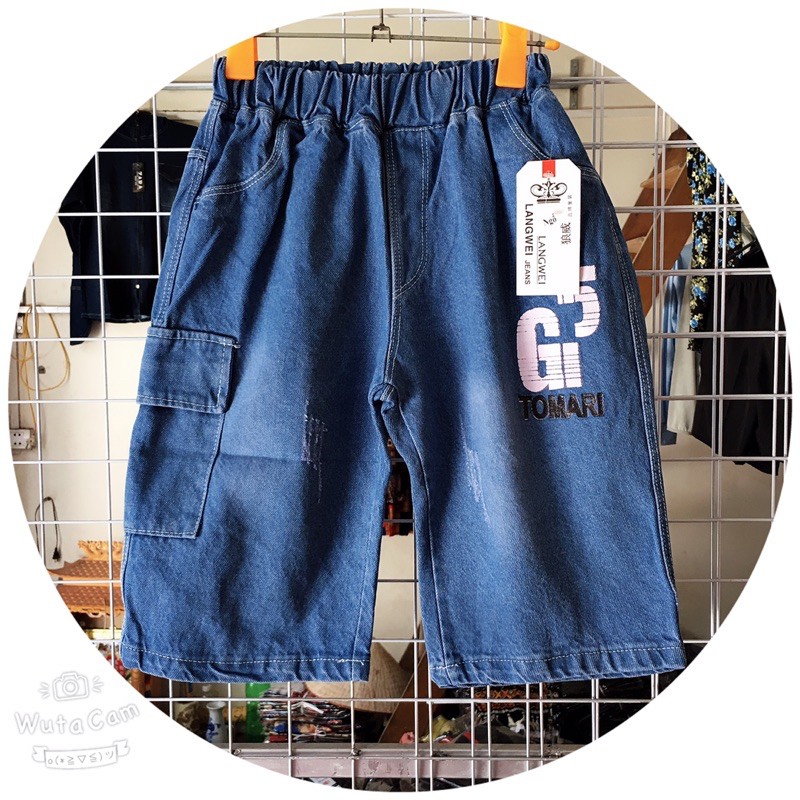 Quần bò ngố_ đùi nam size 12-35kg