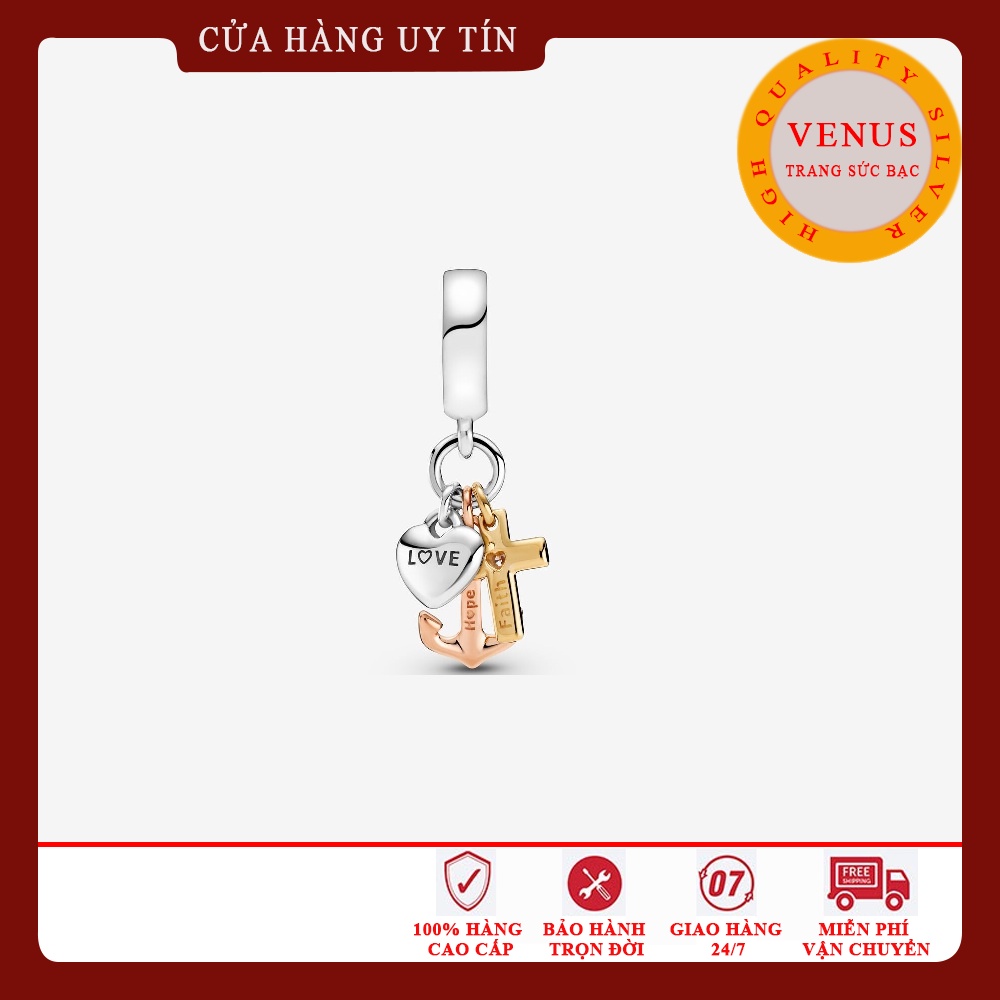 [Charm bạc 925 cao cấp] Charm treo chiếc mỏ neo- Mã sản phẩm VENUSMN