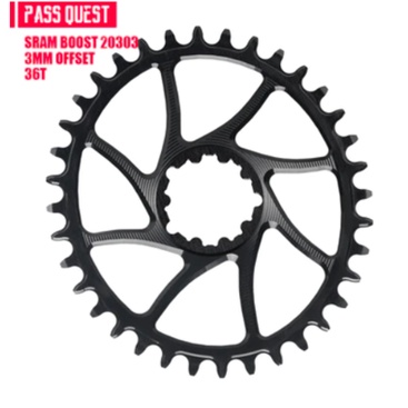 Dongchonbike Dĩa 36-38T Oval Pass Quest cho Sram & Shimano