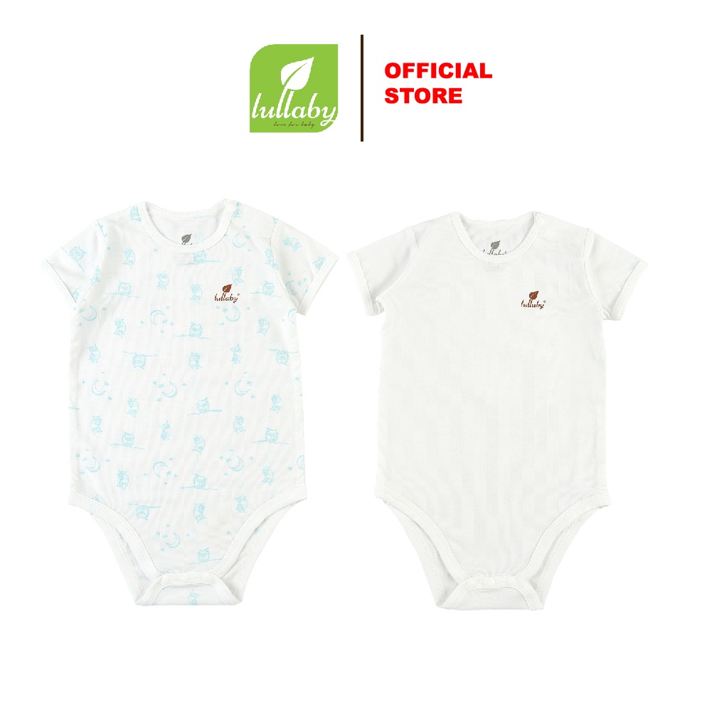 LULLABY Body cộc tay bé trai/bé gái NH353M