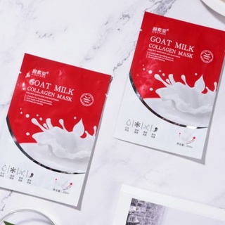 Combo 10 miếng mặt nạ sữa dê dưỡng trắng ẩm mịn da Goat Milk Bisutang