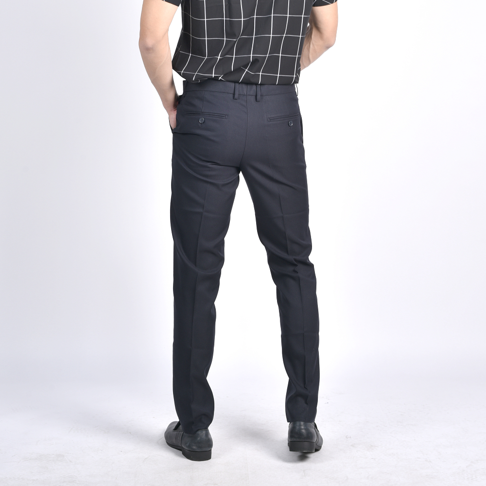 Quần Tây Nam Owen QS22759 Quần Âu Nam Dáng Slim Fit, Chất Liệu 100% Nano Màu Xanh Đen