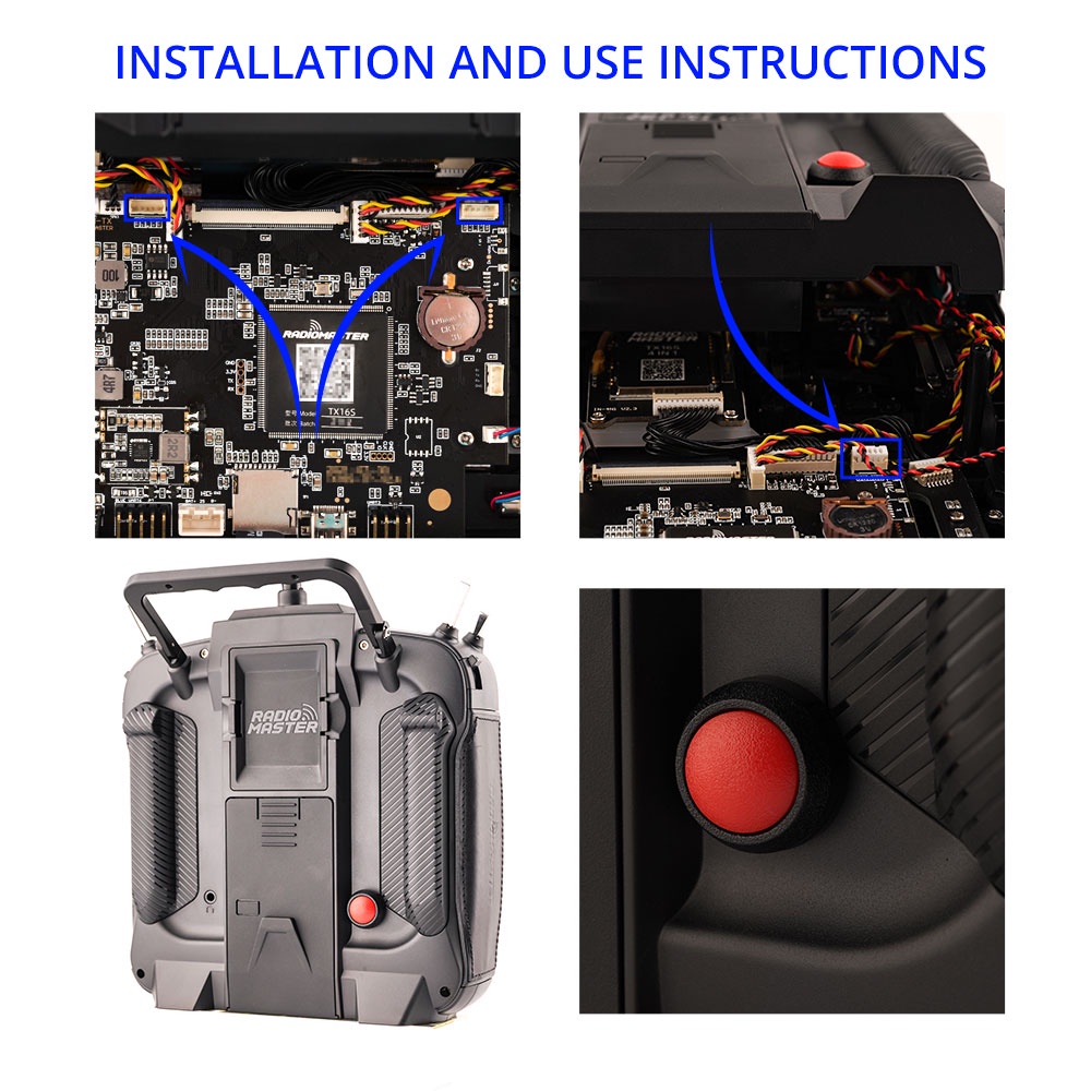 Công Tắc Nhấn / Tắt Radio TX16S MKII DIY