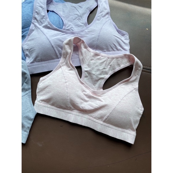 Áo lót thể thao cotton quay móc phía sau