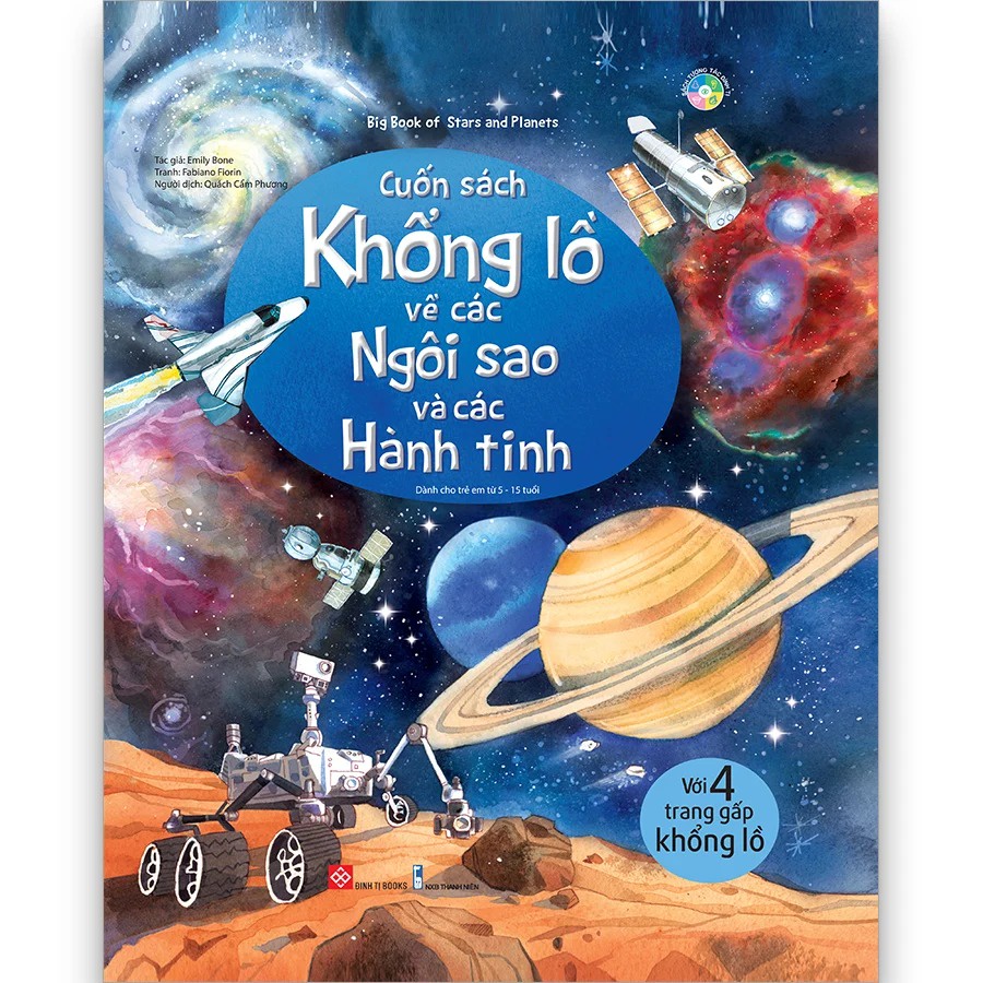 Sách-Sách tương tác - Big book - Cuốn sách khổng lồ về các ngôi sao và các hành tinh