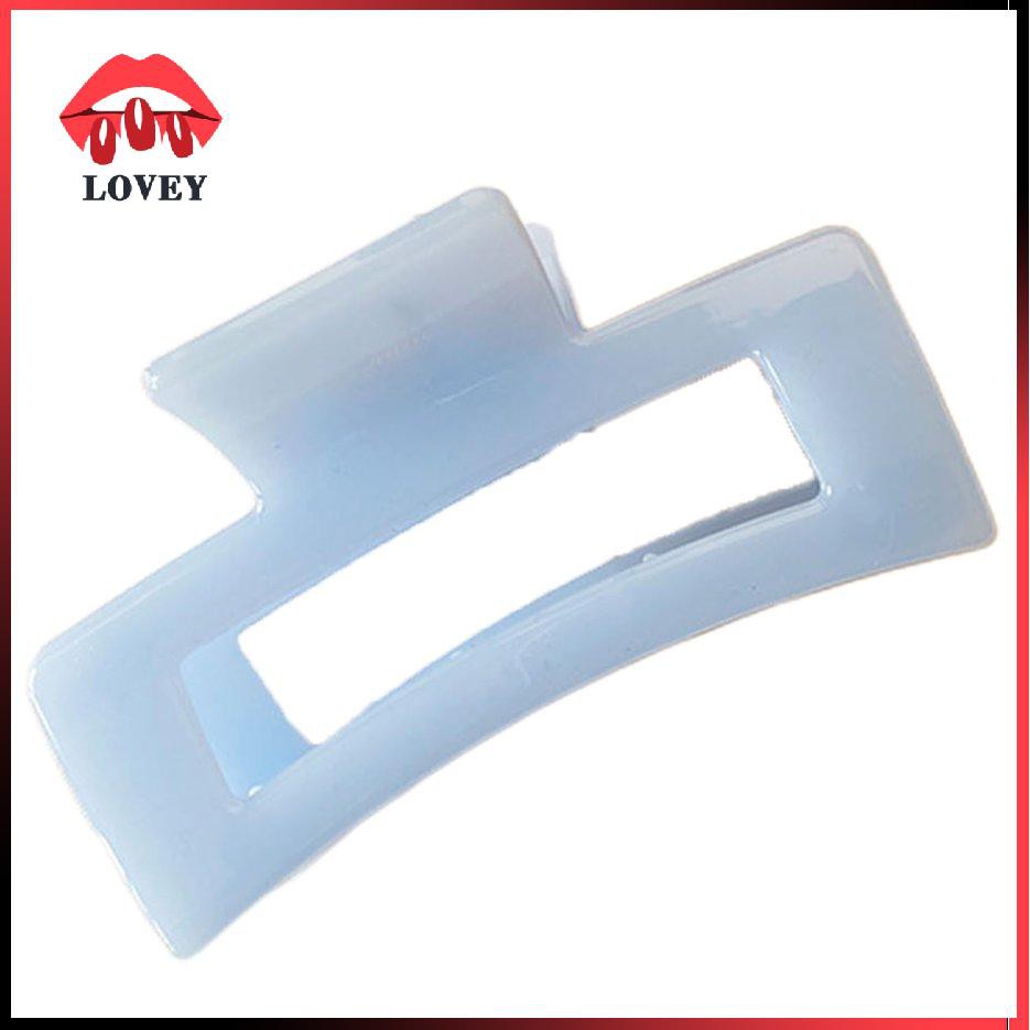 lovey★Kẹp tóc kiểu dáng đơn giản chất liệu acrylic
