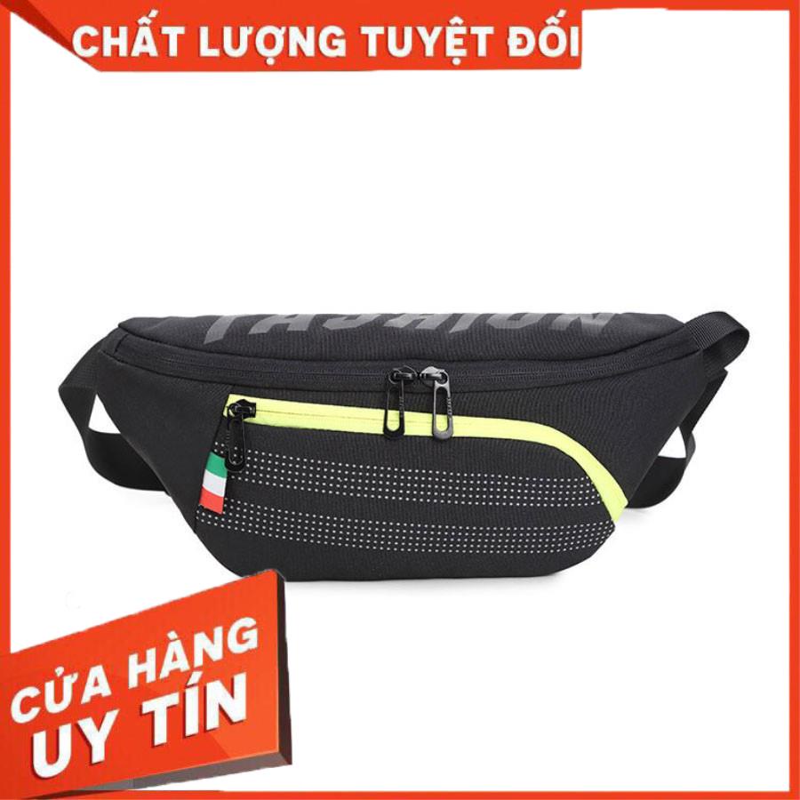 [Mã FAMALLT5 giảm 15% đơn 150K] Túi Đeo BụngPhối Màu Trẻ Trung DB278 (Đen - Xám) | BigBuy360 - bigbuy360.vn