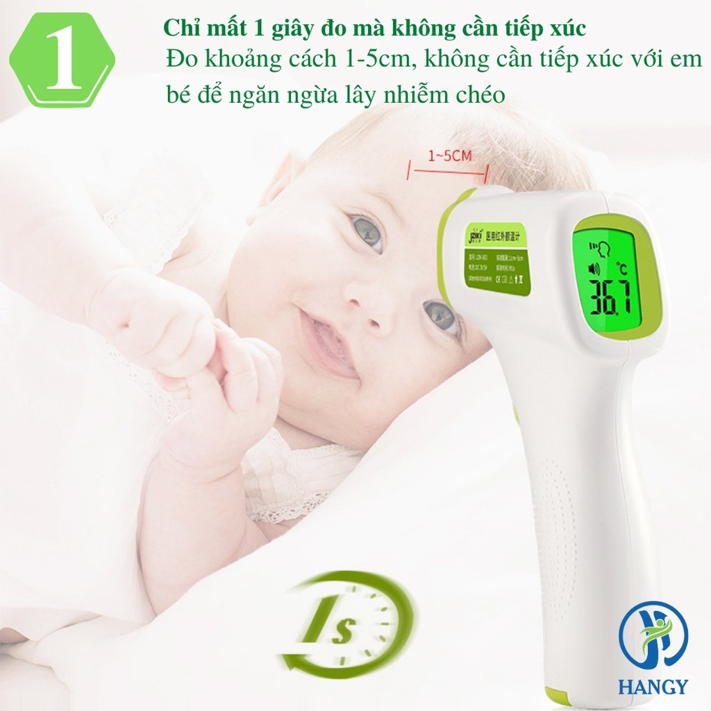 Máy đo nhiệt độ hồng ngoại Jziki nhập khẩu HANGY