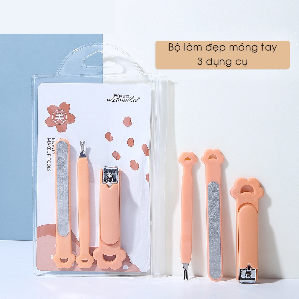 Bộ Bấm Móng Tay Kèm Dũa Móng Lameila Cao Cấp Hàn Quốc