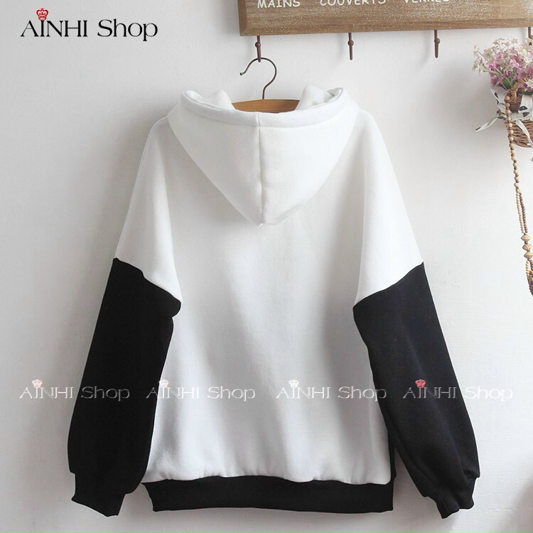 Áo Hoodie Nữ ❤️Freeship❤️ Áo Khoác Hoodie (Nanh Mèo) Vải Nỉ Nhiều Màu Cute - Áo Hoodie Freesize Dưới 60kg | BigBuy360 - bigbuy360.vn