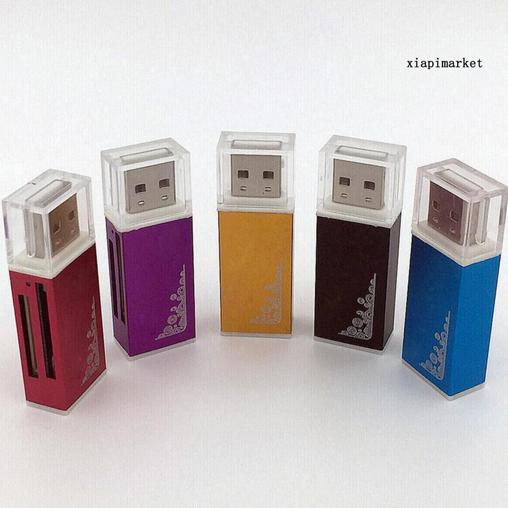 Đầu Đọc Thẻ Nhớ Usb 2.0 Ms Pro Duo Sdhc Tf / M2 / Mmc All In 1 Micro Sd