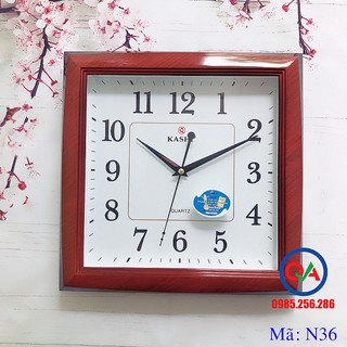 [Hàng loại 1] Đồng Hồ Treo Tường Chính Hãng Kashi N36 (tặng kèm 2 pin chính hãng Panasonic)