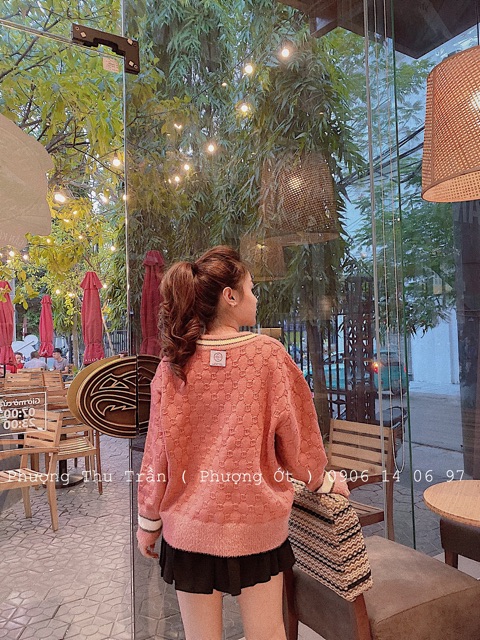 Áo cadigan len gu_cci