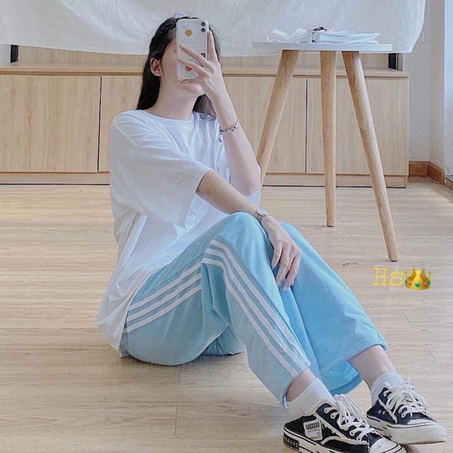 Quần ba sọc phối màu dây HSU1