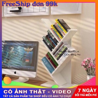 Kệ sách để bàn hình cây nhỏ gọn tiện lợi